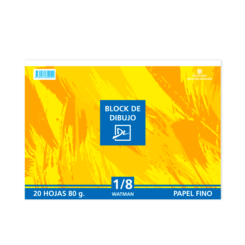 Block 1/8 Watman Fino 80g 20h DALI